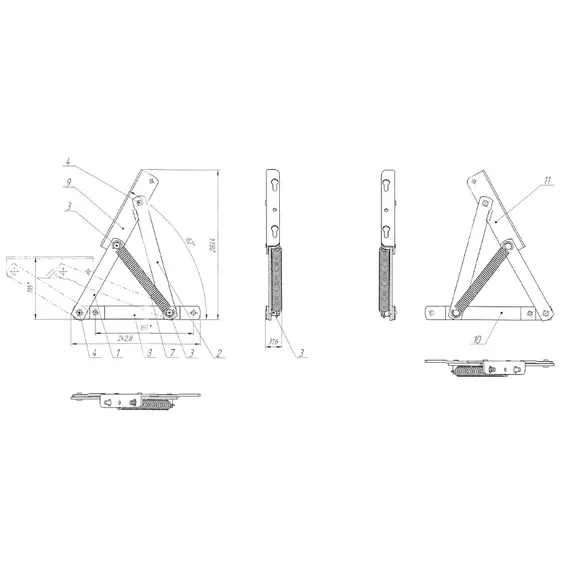 Механизм Трапеция 276 СТ ПР - 1