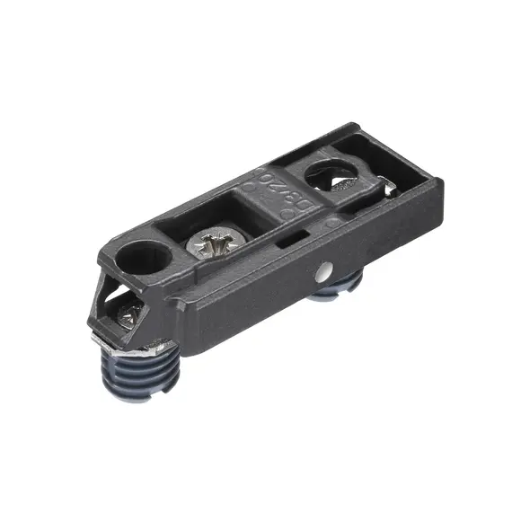 700-0LF3-956-00 Монтажная планка петли T-type TeraBlack F3 мм прямая с дюбелем 5x10,5 мм