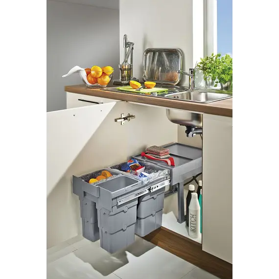 5700.93.77005 Система сортировки мусора 1*16л + 2*7л EasyWaste Ninka - 3