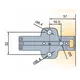 915-0X59-381-K1 Толкатель Push Latch c крестообразной пластиной - 6