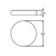 245-4236-250-N1 Заглушка Titus на чашку петли ST и Basic круглая, пластик никель - 1