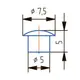 Заглушка D5мм прозрачная
