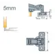 701-0FT0-054-00 Петля T-type-i 170/45/5 мм - 4