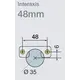 702-0GL4-650-00 Петля T-Type 170/48/9 мм с cистемой ускоренной сборки Easy-fix - 6