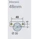 701-0BS1-650-00 Петля T-type Glissando с доводчиком 110/48/5 мм для машинной установки - 6