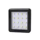 SQUARE2-CZ-40K-01W Светильник LED SQUARE 2, 1,5W 12VDC 16LED 4000К, провод 2 м, черный