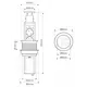 LIFTBOX-ALU-3DE-01 Удлинитель LIFT BOX 3xSchuco(розетка), алюм, провод 1,8 м - 1