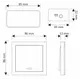 STER-KLA-12A-RF-01 Диммер кнопочный с контроллером LED MONO RF 12VDC 12A - 1