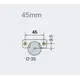 242-0Y45-650-00 Петля S-type i3 с доводчиком Glissando для фальшпанелей (90гр) 110/45/18 мм - 6