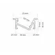 PROFIL-ZENOLINE-OP-2M-W Профиль ZENOLINE 2 м, алюм, молочный рассеиватель - 2