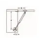 312-1080-861 Подъемный механизм фасада 80N (газлифт), цвет серый - 1