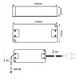 U12-012-SP-2B0-201B Блок питания LED STANDARD PLUS 12W 12VDC, белый провод 4 м,  мини-гнездо - 1