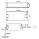 U12-024-SP-2B0-201B Блок питания LED STANDARD PLUS 24W 12VDC, белый провод 4 м,  мини-гнездо - 1