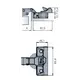 701-0D82-961-00 Петля T-type-i TeraBlack Glissando 110/45/9 45 гр - 10