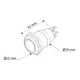 WYL-WAND-19-LED-GR Выключатель LED 19 мм IP67 - 1