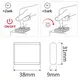 WYL-TDS-AL-01 Выключатель сенсорный LED TDS-TOUCH 12VDC 36W - 1