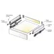 655-7U50-152-00 Выдвижной ящик Tekform slimline DW70 500 мм, стекло, белый - 3