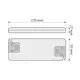 TRA-F-30W-T-01 Блок питания SLIM FLAT LED 30W 12VDC, без проводов - 1