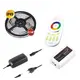ZLF-RGB-5M-02W Комплект лента RGB 150 LED IP45 5m 10 мм, пульт RF RGB на 4 зоны блок питания PLD 38W/5m
