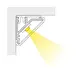 PROFIL-CORNERLINE-OP-2W Профиль для LED ленты PROFIL CORNER LINE 2 м, алюм, молочный рассеиватель - 3