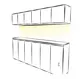 PROFIL-CORNERLINE-OP-2W Профиль для LED ленты PROFIL CORNER LINE 2 м, алюм, молочный рассеиватель - 5