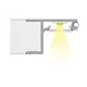 PROFIL-SKYLINE-N-OP-2M-W Профиль для LED ленты PROFIL SKYLINE 2 м накладной, алюм, молочный рассеиватель - 3