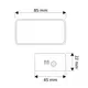 STER-MONO-RF-10A-01 Контроллер LED MONO RF 4-зоны 2.4GHZ 12VDC 10A - 1