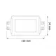 STER-1xGNI-8A-RF-01 Диммер LED RF с пультом MAX 8A 12V - 1