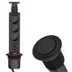 LIFTBOX-CZ-3DE-U-01 Удлинитель LIFT BOX 3xSchuco(розетка) 2xUSB, черный, провод 1,8 м