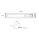 CORNER-ALU-1G1L-DE-1 Розетка CORNER BOX 1xSchuco(розетка), 1 выключатель, лампа 7W 4000К - 1