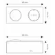 KOMBIBOX-SCHU-06 Розетка MINI BOX Schuco(розетка), 1 выключатель, алюм - 1