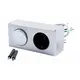 KOMBIBOX-SCHU-06 Розетка MINI BOX Schuco(розетка), 1 выключатель, алюм - 2