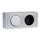 KOMBIBOX-SCHU-06 Розетка MINI BOX Schuco(розетка), 1 выключатель, алюм
