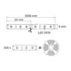 Z20T4L3-2,5/8-BZ-EWG LED STRIP 120 LED IP20, бабина 5 м. - 1