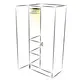 OP2-UCH-REL-SZ-01W Крепление для штанги PROFIL RELING LED (компл. 2 шт + 6 шурупов) - 3