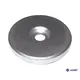 Заглушка нижняя D=60 мм H=7 мм (хром матовый)