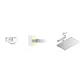 PROF-TRND-OP-10X5-2M Профиль для LED ленты DUET 2D, 2 метра - 1