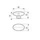 Ручка-грибок B-006 000 черный (ЦПл) - 1