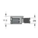 006806-835-001 Стяжка  Quickloc (черный) - 1