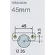 701-0E52-650-00 Петля T-type Glissando 110/45/9 мм 30 гр - 11