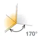 702-0FK4-054-00 Петля T-Type 170/45/5 мм с cистемой ускоренной сборки Easy-fix - 2