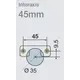 702-0FK4-054-00 Петля T-Type 170/45/5 мм с cистемой ускоренной сборки Easy-fix - 6