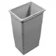 5075.90.41616 Контейнер для мусора 32 л 306*230*560 мм (alu grey) Eins2vier Ninka