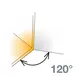 701-0UT0-054-00 Петля T-type Glissando с доводчиком 120/45/0 мм - 2