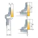 249-7304-050-TL Петля B-Type для толстых фасадов 93/52/22 мм - 4