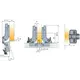 701-0CT6-054 Петля 110/45/9 T-type Glissando с доводчиком установка без инструментов PressTo - 8