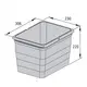 5170.92.41616 Контейнер для мусора 12 л 306*230*220 мм (alu grey) Eins2vier Ninka - 1