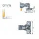 701-0ET4-054-00 Петля T-type-i 170/45/0 мм с cистемой ускоренной сборки Easy-fix - 1