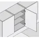75B1550 Петля Clip top Blumotion стандартная 107°, накладная, чашка петли: на шурупы, никель - 2