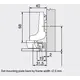 71B970A Петля Clip top Blumotion для алюминиевых рамок 95°, вкладная, чашка петли: на шурупы - 1
